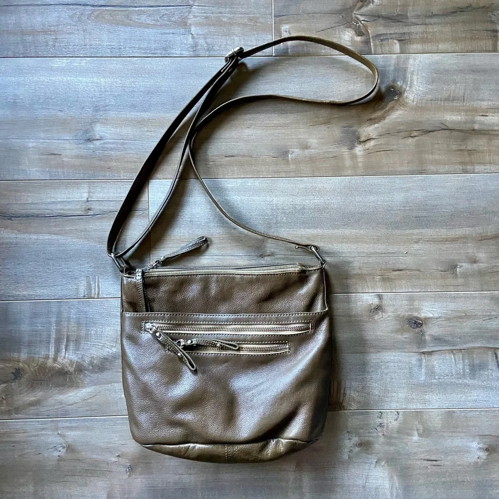 Great American Leather Works Cross Body Bag in Brown